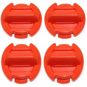 Orange Floor Drain Plug Plugs (4 Pack) for Polaris RZR