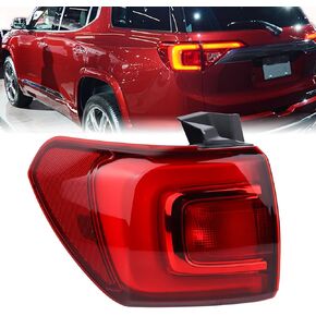 Right Passenger Side Outer Tail Light LED Rear Lamp Compatible for 2017 2018 2019 GMC Acadia With Bulbs 84108398 84709442 GM2805126
