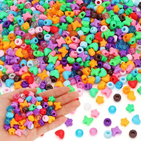 1200 قطعة من الخرز المثلث، خرز أخضر وأحمر أبيض، خرز عيد الميلاد DIY خرز يدوي الصنع لتزيين الشجرة، خرز فاصل على شكل مثلث لحلية قصب الحلوى in Saudi Arabia