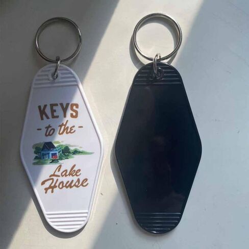 4pcs Lake House Keychain Bulk Keys To The Lake House Key Chain Motel Key Ring New Home Key Chain in Kuwait