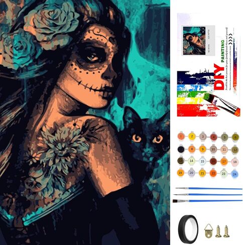 Ciuduled Paint by Number-My Gloden Retriever,Paint by Numbers Kit for Adults Beginner,Adult Paint by Numbers Kits, Paint by Number for Adults on Canvas,Interior Decoration,Christmas Gift in Saudi Arabia