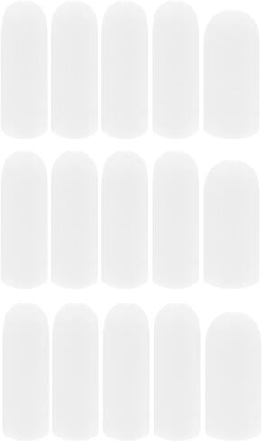 5 عبوات من مهود الأصابع الهلامية، ضمادات بيضاء لأطراف الأصابع، واقيات أصابع من السيليكون، أغطية أصابع لعلاج أطراف الأصابع المتشققة، التهاب مفاصل الأصابع (5) in Kuwait