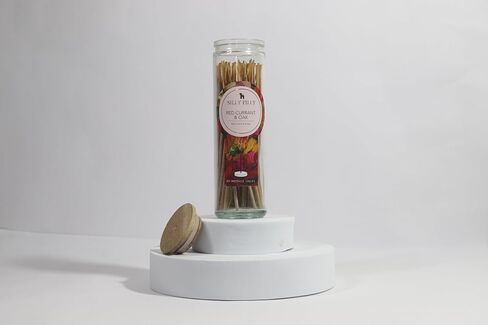 Velvet Musk Incense Sticks - Set of 80 (6" Each) in Glass Jar | Natural & Non-Toxic (Sleep) in Saudi Arabia