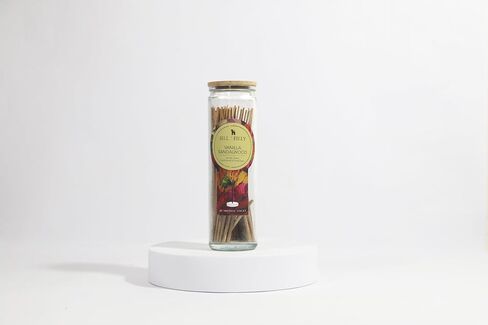 Velvet Musk Incense Sticks - Set of 80 (6" Each) in Glass Jar | Natural & Non-Toxic (Sleep) in Saudi Arabia