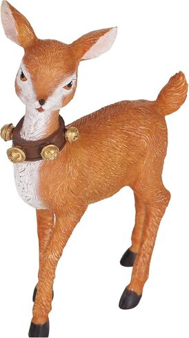 Topadorn Christmas Deer Tabletop Reindeer Figurine for Christmas Decor Indoor Decoration,2 Pack in Saudi Arabia