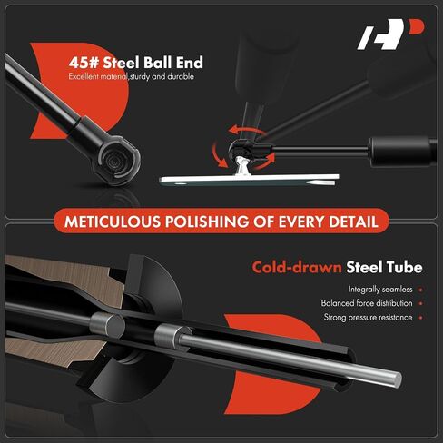 A-Premium Tailgate Assist Truck Tail Gate Lift Assist Shock متوافق مع Chevy Silverado وGMC Sierra 1500 2007-2018، HD 2500 3500 2007-2019 ممتص صدمات الباب الخلفي للشاحنة DZ43102 in Saudi Arabia