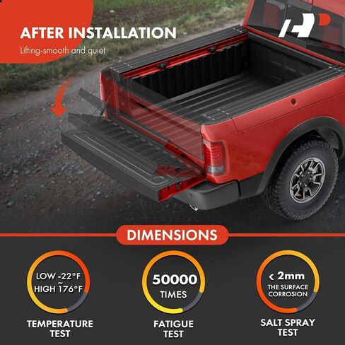 A-Premium Tailgate Assist Truck Tail Gate Lift Assist Shock متوافق مع Chevy Silverado وGMC Sierra 1500 2007-2018، HD 2500 3500 2007-2019 ممتص صدمات الباب الخلفي للشاحنة DZ43102 in Saudi Arabia
