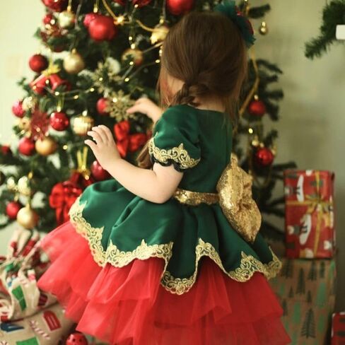 Tulle Midi Girl Dress - Blush Knee Length Puffy Seguin Outfit - Elegant Tulle Skirt for Girls - Blush Baby Clothes - Perfect for Christmas, Weddings & Special Occasions (Blush, 3 years) in Kuwait