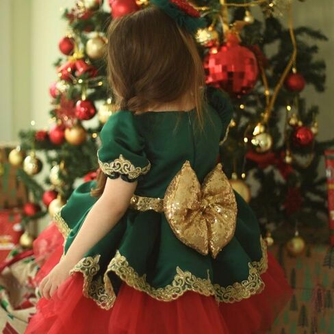 Tulle Midi Girl Dress - Blush Knee Length Puffy Seguin Outfit - Elegant Tulle Skirt for Girls - Blush Baby Clothes - Perfect for Christmas, Weddings & Special Occasions (Blush, 3 years) in Kuwait