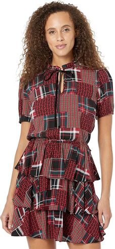 Tommy Hilfiger High Neck Short Sleeve Dress in Saudi Arabia