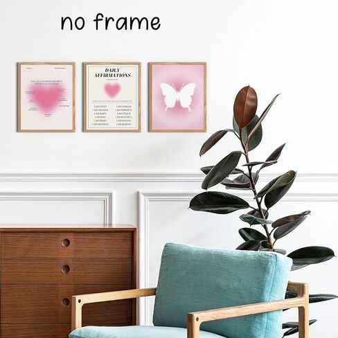 KEUSPI Mind Body Soul Colorful Aura Energy Gradient Minimalist Y2K Wall Art Poster Posters Prints for Girls Bedroom Dorm Decor,Positive Spiritual Decorations Posters Unframed 8x10 Inches Set of 3 in Kuwait