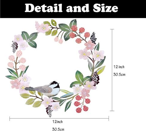 DUZYXI Round Metal Bird Wall Art Decor Metal Birds Mural Hanging Silhouette Bird and Flower Combination Patio Decor Suitable for Home Garden Living Room and Porch Party Art Decor-Purple in Saudi Arabia