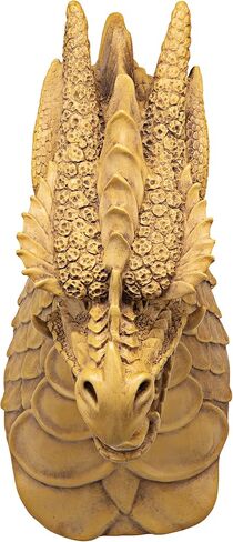 تصميم توسكانو EU91025 منحوتة حائط رأس الوحش التنين: مجموعة من قطعتين، مجموعة من قطعتين in Kuwait