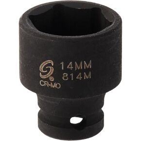 Sunex 814m 1/4-Inch Drive 14-Mm Impact Socket