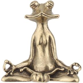 ديكور مبخرة ضفدع نحاسي من HomeSoGood، زينة لسطح المكتب على شكل حيوان قديم in Kuwait