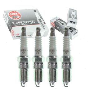 4 pc NGK V-Power Spark Plugs compatible with Ford Ranger 2.3L L4 2005-2011