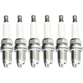 ENA Set of 6 Spark Plug Compatible with Acura Honda Dodge Jeep Toyota Mazda Vehicles Replacement for XP5224