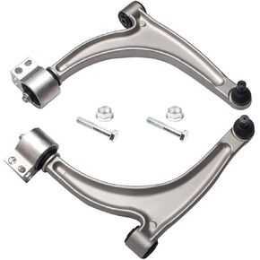 Front Lower Control Arm and Ball Joint Assembly Compatible Chevrolet Chevy Malibu Pontiac G6 Saturn Aura Driver Passenger Side AUQDD 2PCS K620179 K620180 Left Right Professional Suspension