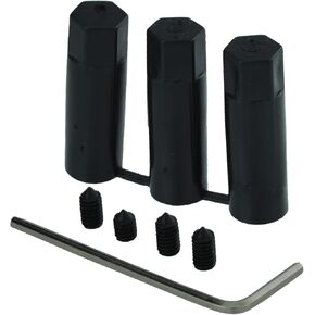 Gear Shifter Knob Adapters Stick Shift Lever Head Replacement Accessories Fit Most Manual Automotive Vehicles (Hexagonal)