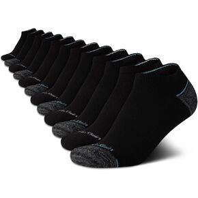 Calvin Klein Women's No Show Socks - 12 Pack Cushioned Comfort Athletic Performance Low Cut Socks for Women (Shoe Size: 4-10)
