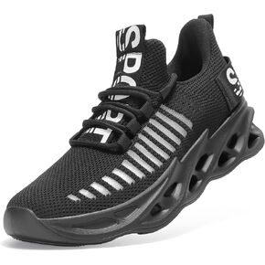 TSIODFO Men's Walking Shoes Slip On Athletic Running Tennis Sneakers