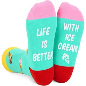 HAPPYPOP Ramen Gifts Ramen Socks Men Women - Ramen Noodle Socks Funny Food Gifts 2 Pack