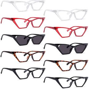 10 Pack Reading Glasses For Women Pattern Print Readers with Spring Hinges