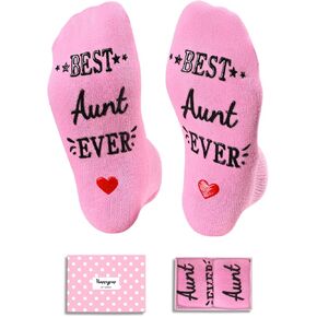 HAPPYPOP Gifts For Family Members - New Dad Gifts, Soon To Be Dad Gifts, Gifts For Aunt Dad Mom, Funny Dad Mom Aunt Socks