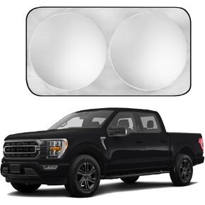 Car Windshield Sun Shade Sunshade Compatible with Ford F150/F-150 2025 2024-2021 Edge 2015-2024 Lariat King Ranch Platinum XL XLT Limited Raptor Accessories, Car Front Window Sun Shield