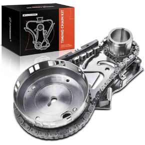 A-Premium Engine Timing Chain Kit [fit OHV, 8Cyl 5.7L 6.1L] Compatible with Chrysler 300, Aspen & Jeep Commander, Grand Cherokee & Dodge Challenger, Charger, Durango, Magnum, Ram 1500 Pickup & More