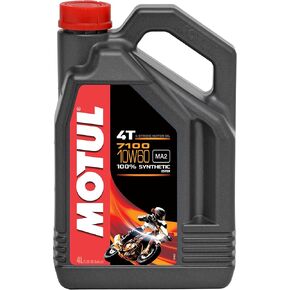 Motul 7100 4T Synthetic Ester Motor Oil - 10W60-4L. 102191