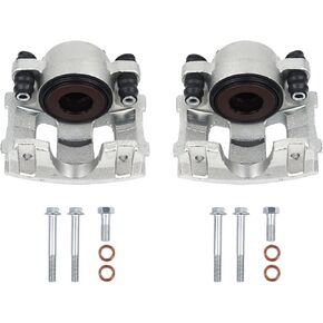 184340 184339 Front Disc Brake Caliper Fit for 1990-2001 Jeep Cherokee, 1990-1992 Comanche, 1993-1998 Grand Cherokee, 1993 Grand Wagoneer, 1997-2006 TJ, 1990 Wagoneer, 1990-2006 Jeep Wrangler