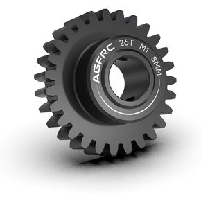 AGFRC Hardened Steel 8MM MOD1 38T RC Pinion Motor Gear for High Speed Runs and Drag Racing Application RC Upgrade Part (PG38T8 V2) in Kuwait