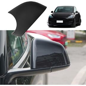 Mirror Bottom Cover for Tesla Model Y 2018-2024 Accessories, Rearview Mirror Lower Base Cover (Right Passenger)