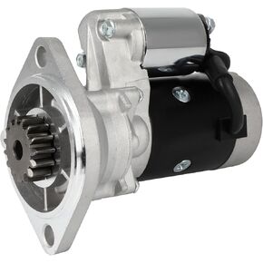 SCITOO Starter for 18051 19709 Starter Motor Fits for Case Excavator, for CX50B Yanmar 4TNV88 2005-2012, for New Holland Industrial Excavator, for E50B Yanmar 4TNV88 39.3HP 2008-2012