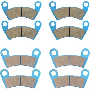 Front & Rear Brake Pads for Polaris General 1000 EPS 2016-2020, General 4 1000 EPS 2017 2018 2019 2020 1911228 1912508-4 Sets Ceramic Organic ATV Brakes
