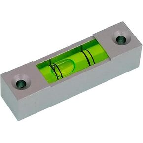58MM metal shell small horizontal bar leveling pole column horizontal bubble horizontal square bubble glass green