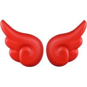 Zcargel Motorcycle Helmet Decoration, Motorcycle Helmet Angel Wings Motorcycle Accessory Helmet for Ski Bike Motorcycle Helmets