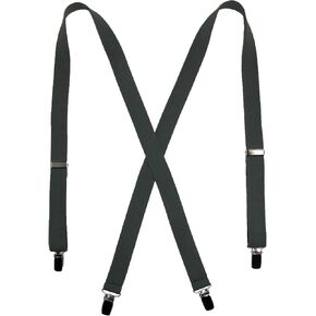 CTM® Women's Elastic Clip-End 1 Inch Basic Suspenders
