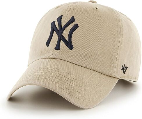 47 MLB Khaki Clean Up Adjustable Baseball Dad Hat Cap, Adult One Size (Miami Marlins) in Saudi Arabia
