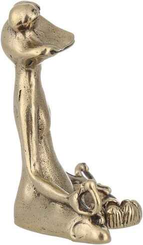 ديكور مبخرة ضفدع نحاسي من HomeSoGood، زينة لسطح المكتب على شكل حيوان قديم in Kuwait