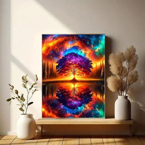 Diamond Art Painting Kits for Adults, Pink Rose 5D Diamond Painting Dots Art Kits for Adults Beginner, Crystal apple DIY Full Round Gem Crystal Art paint by Diamond, Home Wall Decor 12x 16 In in Saudi Arabia