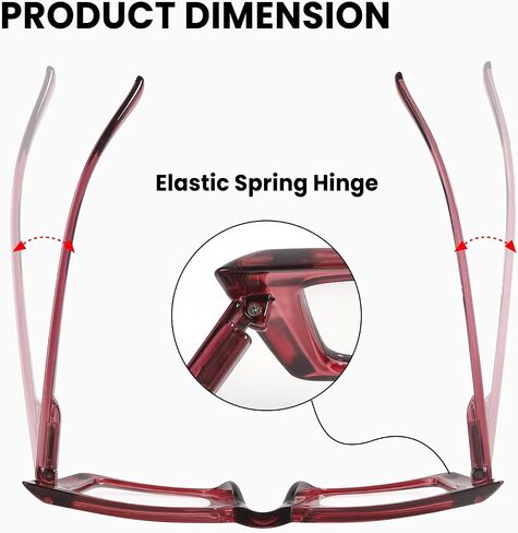10 Pack Reading Glasses For Women Pattern Print Readers with Spring Hinges in Saudi Arabia