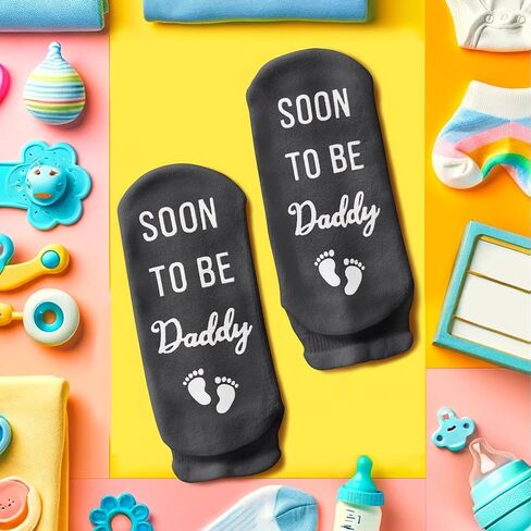HAPPYPOP Gifts For Family Members - New Dad Gifts, Soon To Be Dad Gifts, Gifts For Aunt Dad Mom, Funny Dad Mom Aunt Socks in Saudi Arabia