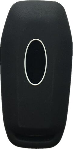 Ford Mustang Key Fob Cover: Silicone Car Remote Case Fit for Ford Mustang Fusion Exploer Edge F150 Lincoln MKZ MKX MKC | Black Rpkey Key Fob Shell Protector in Saudi Arabia