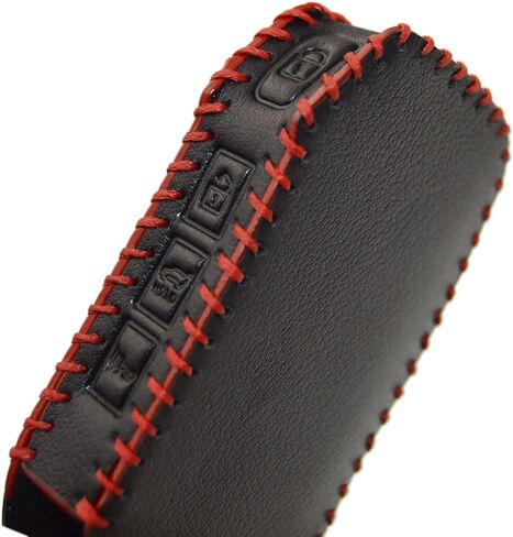 Leather Key Fob Cover Case Protector for KIA Forte Soul Telluride K5 Selto Sorento 2019 to 2022 in Saudi Arabia