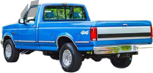 Precut Window Tint Film Front Two Door Windows Tint Film Cars Sun Blocking Protection Privacy Anti Shatter Glass 2 Ply Computer Cut Any Tint Shade for Ford F150 Regular Cab 1992-1996 in Saudi Arabia