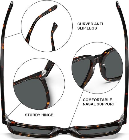 عبوتان من النظارات الشمسية المستقطبة للرجال للحماية من الأشعة فوق البنفسجية للقيادة وصيد الأسماك والتنزه سيرًا على الأقدام والجولف في الهواء الطلق in Kuwait