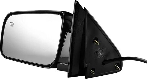 Dependable Direct Left Driver Side Painted Black, Heated, Power Operated, Side View Mirror for 1988-2000 C/K 1500 Chevy GMC Truck Suburban - Parts Link #: GM1320276 in Saudi Arabia