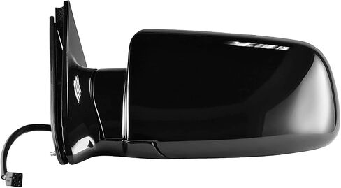 Dependable Direct Left Driver Side Painted Black, Heated, Power Operated, Side View Mirror for 1988-2000 C/K 1500 Chevy GMC Truck Suburban - Parts Link #: GM1320276 in Saudi Arabia